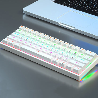 Small Bluish Black Black Tea Shaft Wired Hot Plug Computer