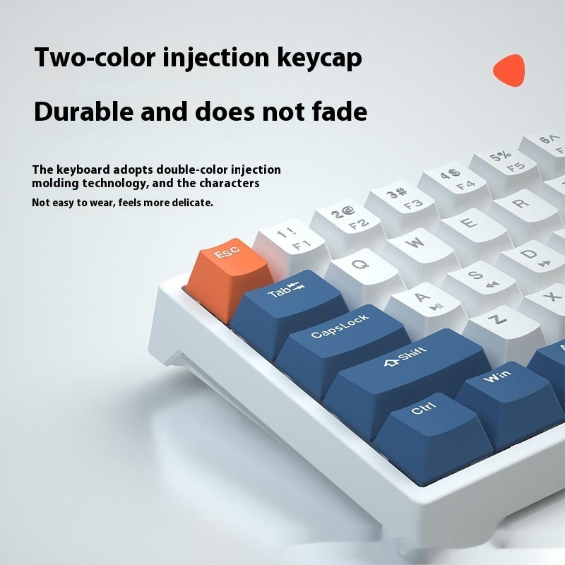 Small Bluish Black Black Tea Shaft Wired Hot Plug Computer