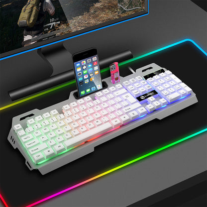 Game Luminous Keyboard Mouse Suit E-sports Machinery