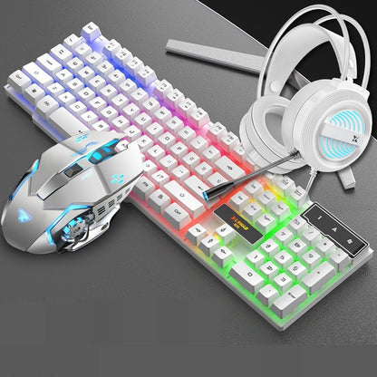 Glare Keyboard And Mouse Set Manipulator Feel Wired